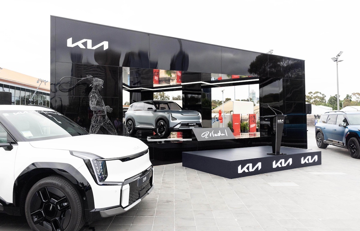 Kia protagonista  con gamma EV agli Australian Open 2024