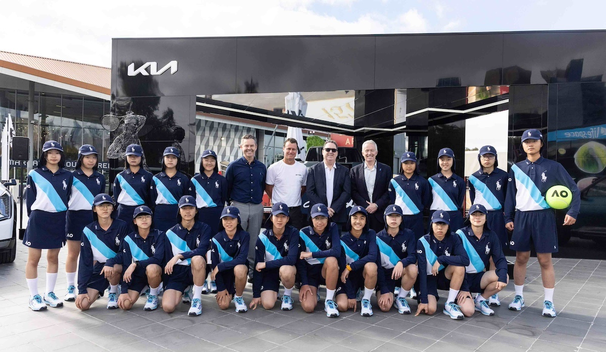 Kia protagonista  con gamma EV agli Australian Open 2024