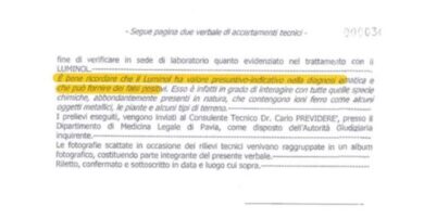 Erba: “Il brigadiere che rilevò la macchia di sangue non era solo”. L’audio