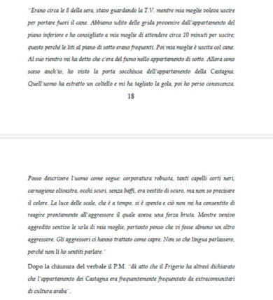 Erba, la consulente: “Mario Frigerio? Testimone inattendibile. Ecco perchè”