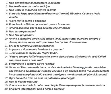 Roma da paura, ecco la prima guida di sopravvivenza: per turisti e romani