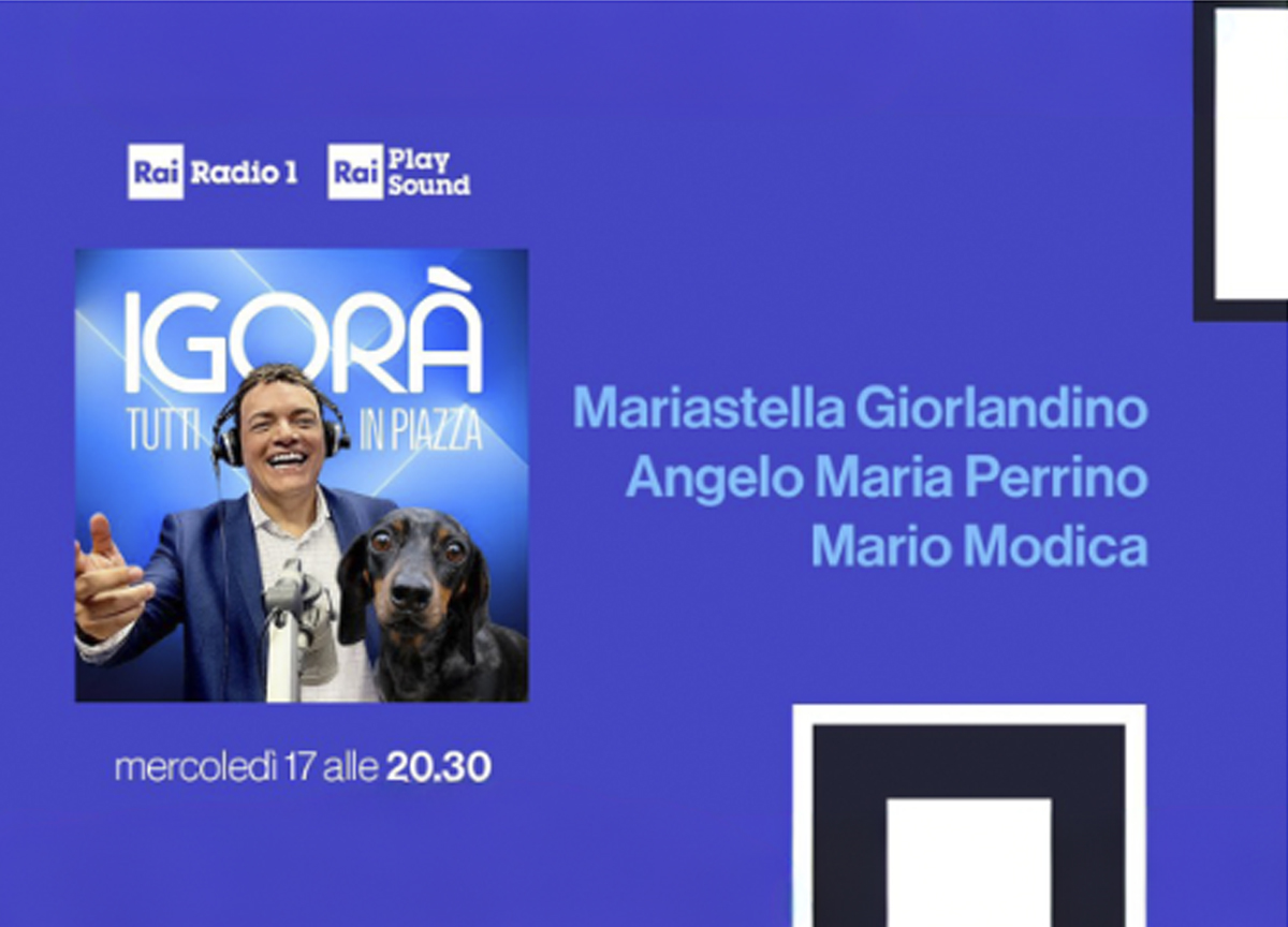 Rai Radio1, il direttore Perrino questa sera alle 20.30 all’Igorà di Righetti Rai Radio1, il direttore Perrino questa sera alle 20.30 all’Igorà di Righetti