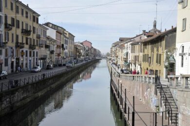 Milano: un murale celebra Manzoni a 150 anni dalla morte