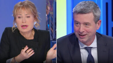 Europee, Gruber non ce la fa più e sbotta contro Orlando: “Schlein si decida”