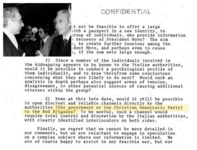 “Aprite un canale con le Br per Moro”. Dagli Usa partì l’ordine per Cossiga