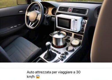 Affari in rete/ Auto attrezzata per viaggiare a 30 km/h. Pentola e..
