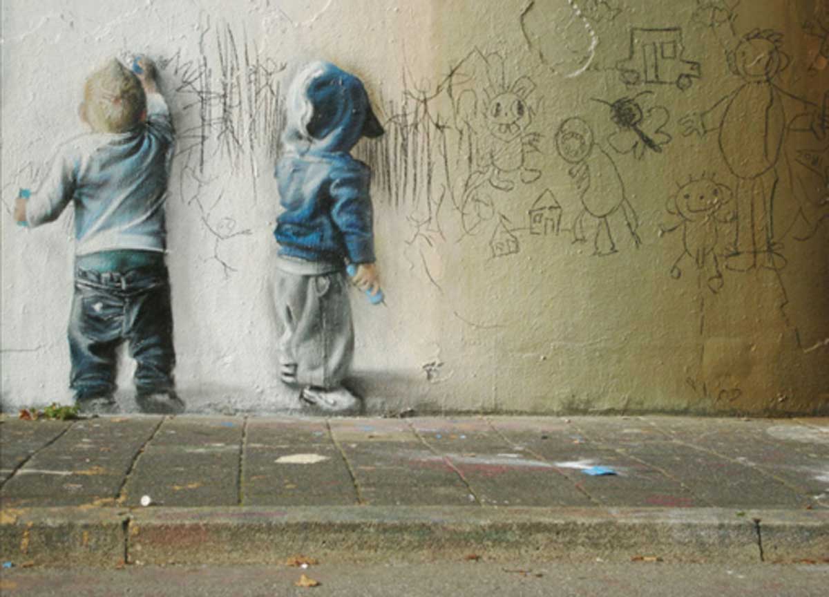 Bansky, re della street art: chi è veramente. Svelato il mistero in musica Bansky, re della street art: chi è veramente. Svelato il mistero in musica