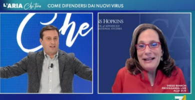 Virus, Ilaria Capua spiazza Parenzo: “Una bella diarrea non se l’è presa?”