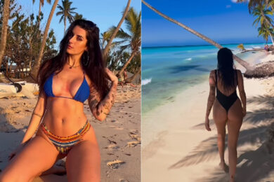 Valentina Vignali senza veli nella vasca: Kenya bollente. “Mia Dea”. Le foto