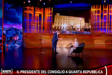 Ascolti tv, Porro vola quasi al 7% con Meloni. Sottile sorpassa Augias