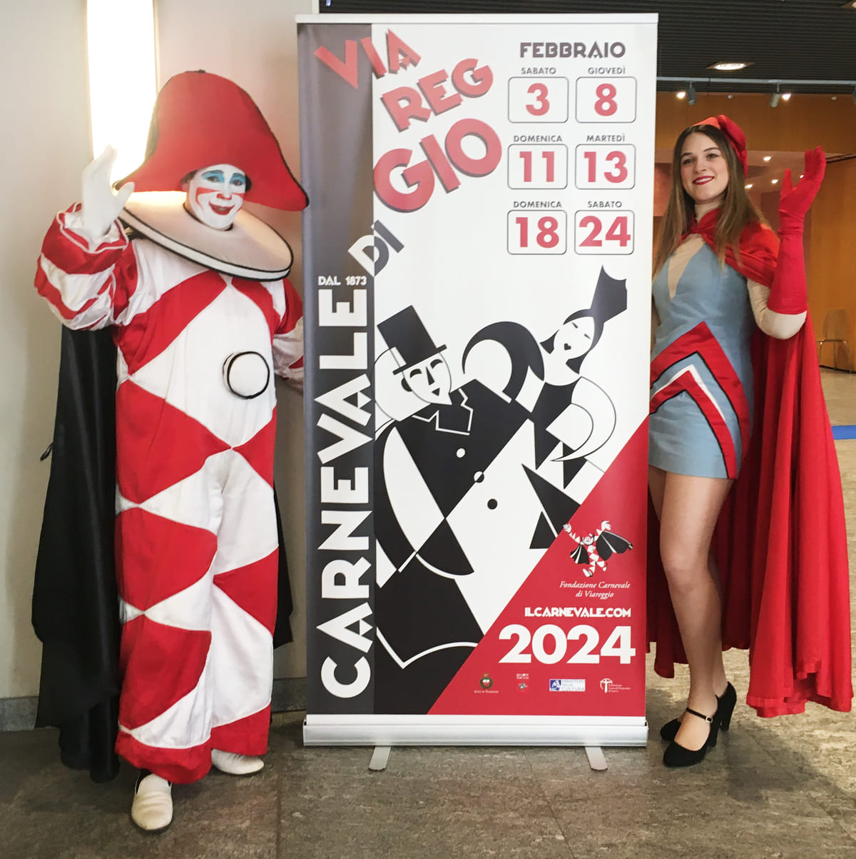 Carnevale di Viareggio 2024 presentato a Milano