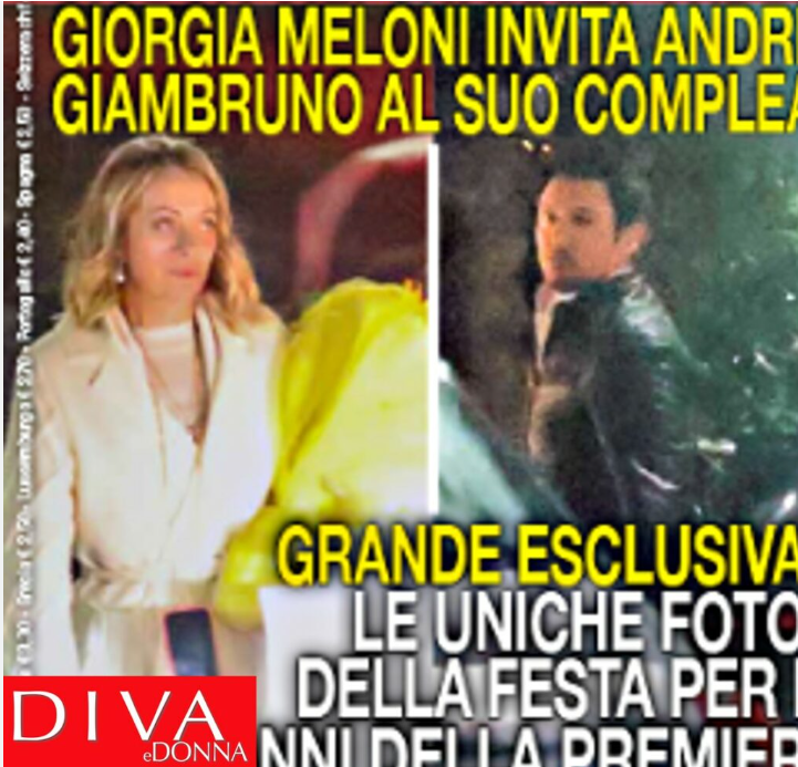 Meloni e Giambruno, colpo di scena: la premier lo invita al compleanno. FOTO