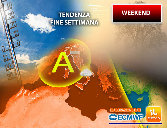 Meteo weekend: massa d’aria molto calda dall’Africa sull’Italia. Anomalia Meteo weekend: massa d’aria molto calda dall’Africa sull’Italia. Anomalia