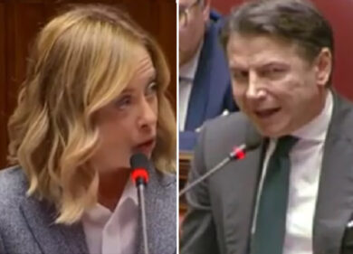 Scintille Meloni-Conte: “Dall’Europa ha portato a casa un pacco di stabilità”