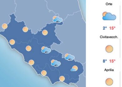 Il meteo del 27 gennaio: torna a splendere il sole e temperature in risalita