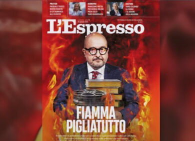 Sangiuliano in copertina su l’Espresso: così conquista la cultura di sinistra