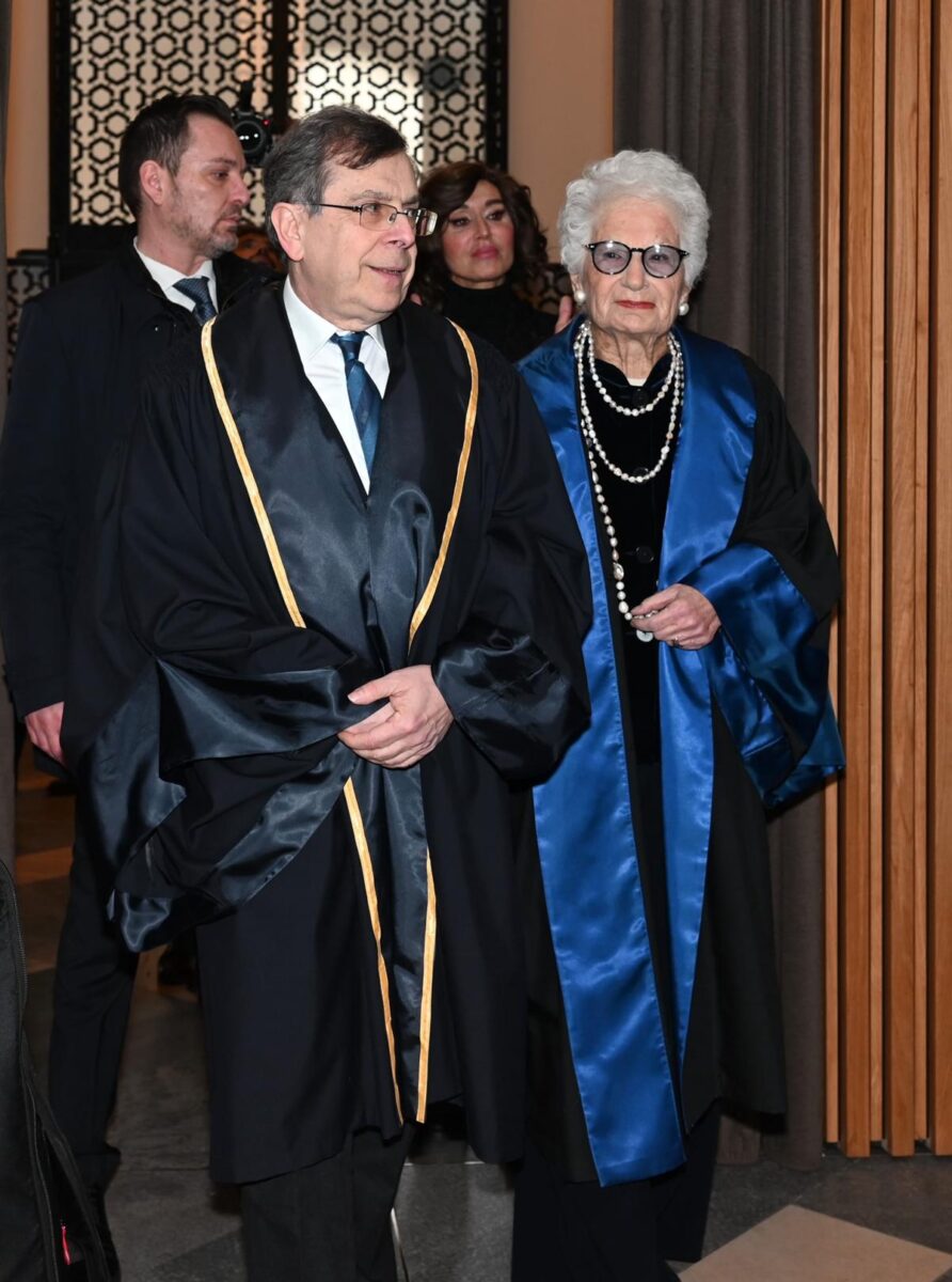 Liliana Segre laureata ad honorem nella Giornata della Memoria Liliana Segre laureata ad honorem nella Giornata della Memoria