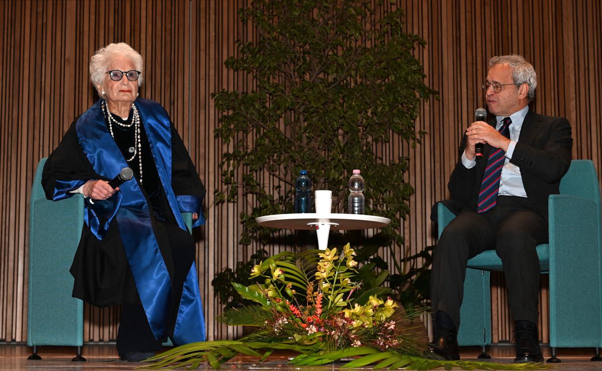 Liliana Segre laureata ad honorem nella Giornata della Memoria Liliana Segre laureata ad honorem nella Giornata della Memoria