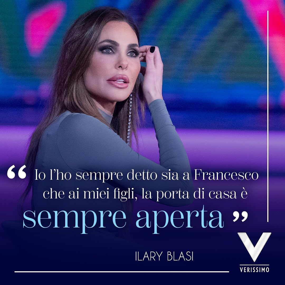 Ilary Blasi a Verissimo stronca l’ex: “Francesco Totti che legge un libro?”