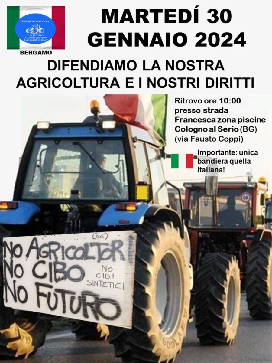 VOLANTINO BERGAMO MANIFESTAZIONE 30 GENNAIO 2024 VOLANTINO BERGAMO MANIFESTAZIONE 30 GENNAIO 2024