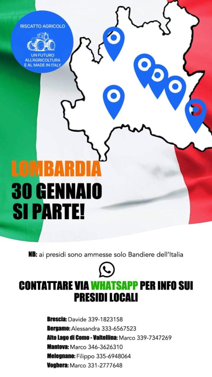 VOLANTINO LOMBARDIA MANIFESTAZIONE 30 GENNAIO 2024 VOLANTINO LOMBARDIA MANIFESTAZIONE 30 GENNAIO 2024