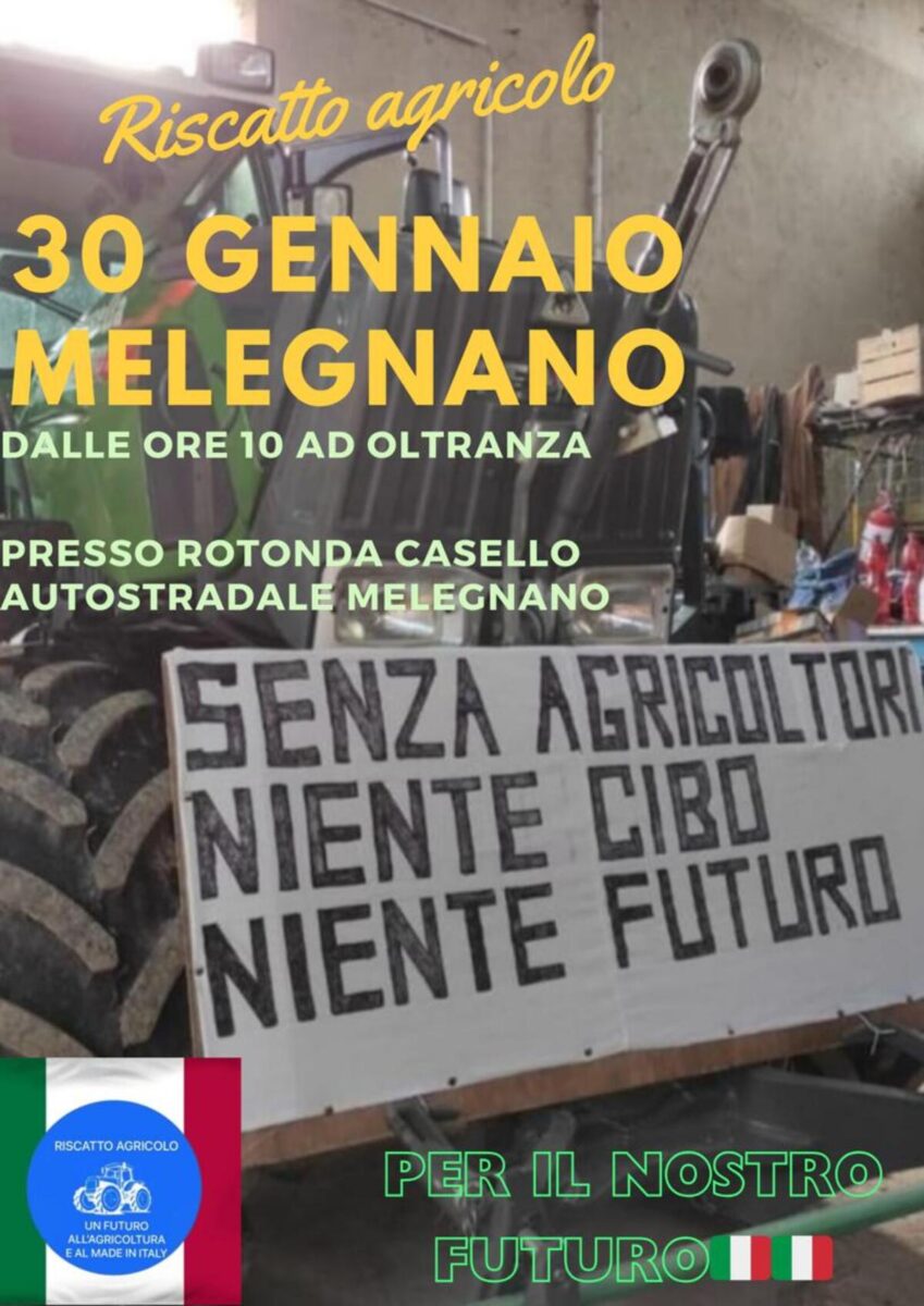 VOLANTINO MELEGNANO MANIFESTAZIONE 30 GENNAIO 2024 VOLANTINO MELEGNANO MANIFESTAZIONE 30 GENNAIO 2024