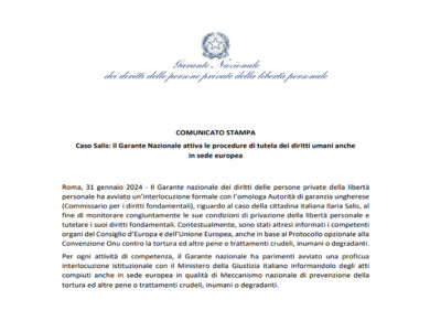 “Salis in catene? Ungheria vergognosa dal 2009. Ma nelle carceri italiane…”