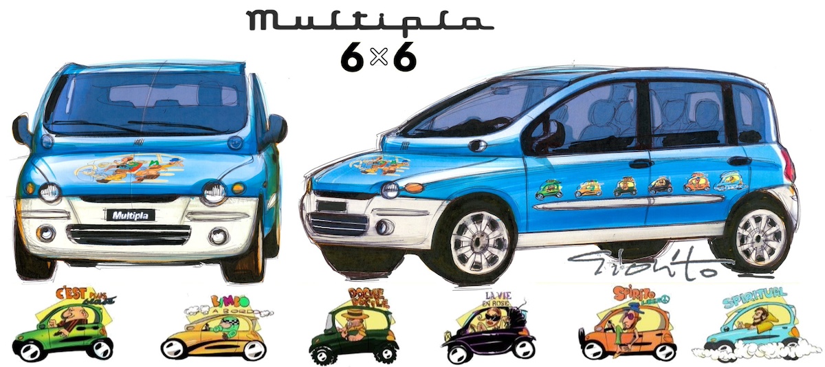 FIAT Multipla 6×6 One-off, appena messa in vendita su Facebook FIAT Multipla 6×6 One-off, appena messa in vendita su Facebook