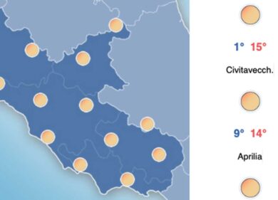 Il meteo del 3 febbraio: un weekend di sole e temperature rigide alla sera