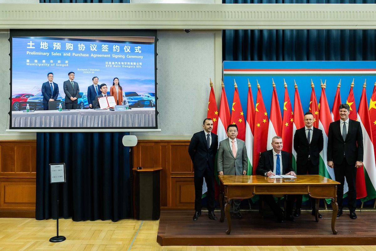 BYD, annuncia i lavori per un nuovo impianto di  produzione in  Ungheria