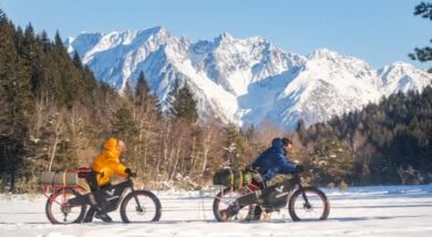 Esploratore italiano in Alaska con la bici dal telaio in 3d riciclato