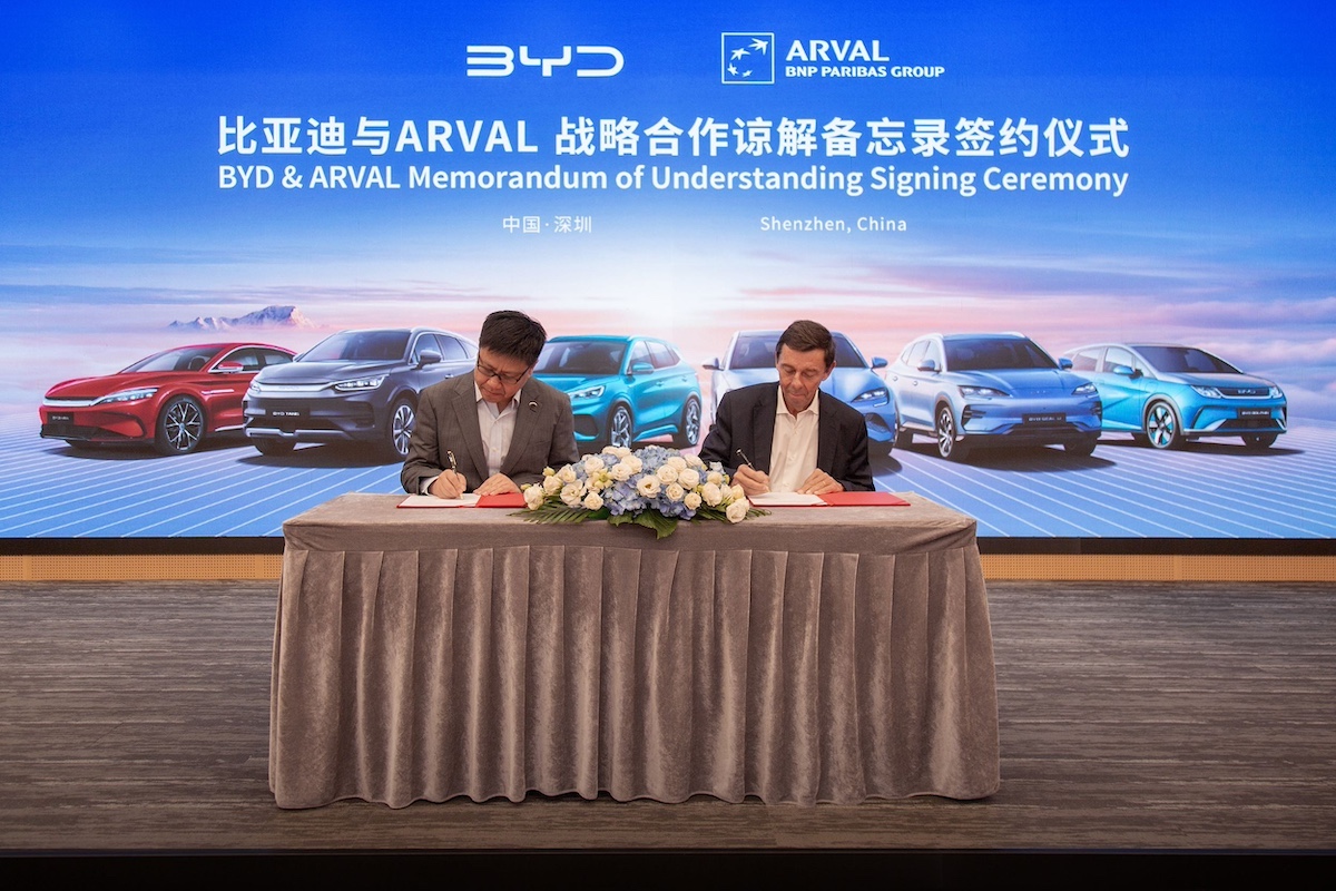 BYD e Arval annunciano partnership strategica globale sulle auto elettriche BYD e Arval annunciano partnership strategica globale sulle auto elettriche