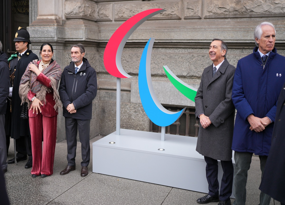 I simboli delle Olimpiadi svelati a Milano. GALLERY I simboli delle Olimpiadi svelati a Milano. GALLERY