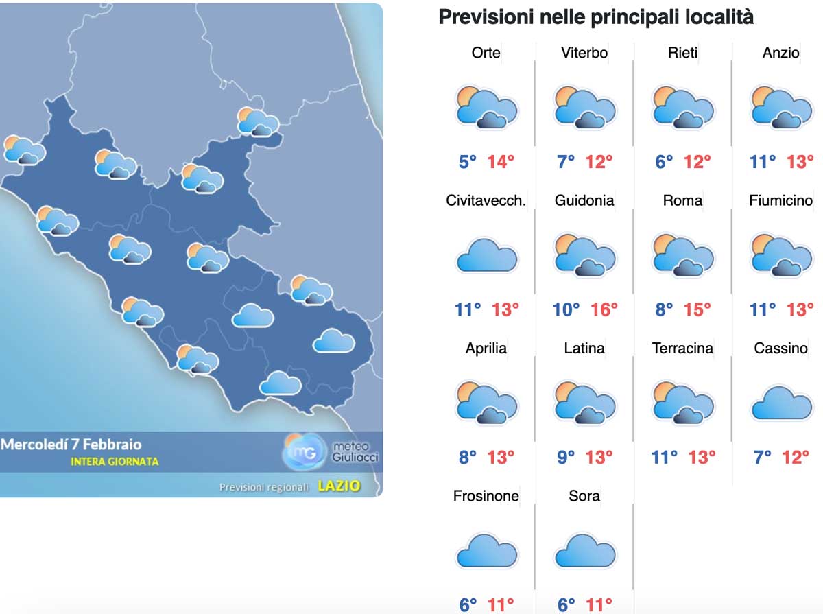 Meteo Roma 7 febbraio: una bomba di scirocco prepara la tempesta di Carnevale Meteo Roma 7 febbraio: una bomba di scirocco prepara la tempesta di Carnevale