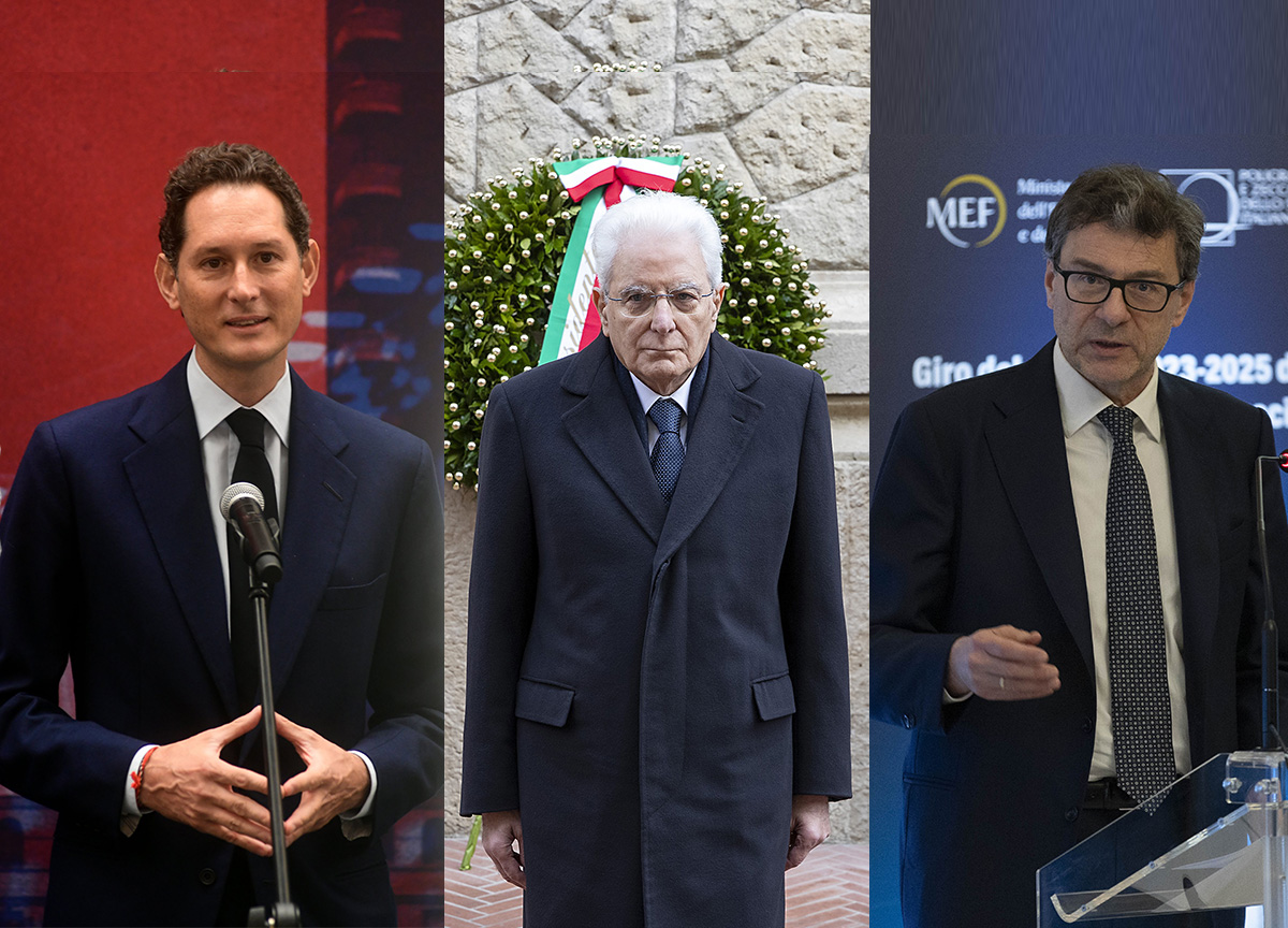 Elkann con Mattarella e Giorgetti. 500 mln per salvare Mirafiori e Pomigliano Elkann con Mattarella e Giorgetti. 500 mln per salvare Mirafiori e Pomigliano
