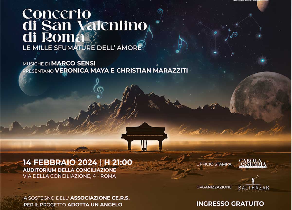 San Valentino, ecco il concerto del cuore all’Auditorium Conciliazione San Valentino, ecco il concerto del cuore all’Auditorium Conciliazione