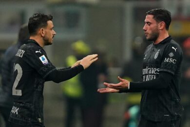 Davide Calabria infortunio: brutte notizie per il Milan. “Edema muscolare”