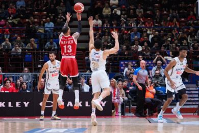 Olimpia Milano piega Brindisi guidata da Melli-Napier-Mirotic e super difesa