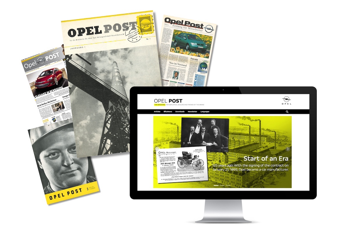 Opel Post: da rivista a web magazine, festeggia 75 anni Opel Post: da rivista a web magazine, festeggia 75 anni