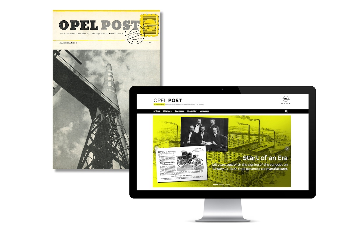 Opel Post: da rivista a web magazine, festeggia 75 anni Opel Post: da rivista a web magazine, festeggia 75 anni