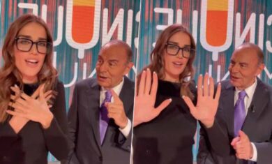 Sanremo mania, Bruno Vespa: imbarazzo dopo il balletto cringe con Clara