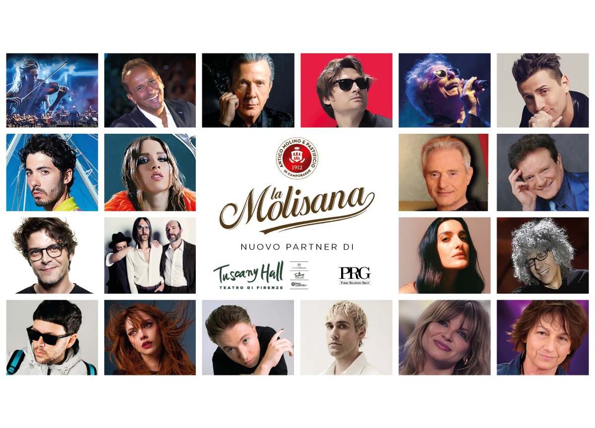 La Molisana: al via la partnership con Tuscany Hall e Prg La Molisana: al via la partnership con Tuscany Hall e Prg