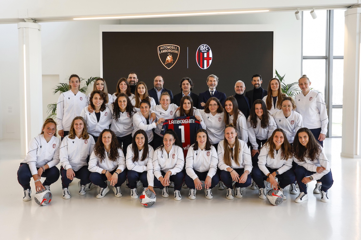 Lamborghini e Bologna FC 1909 Femminile, sponsorizzazione fino al 2025 Lamborghini e Bologna FC 1909 Femminile, sponsorizzazione fino al 2025