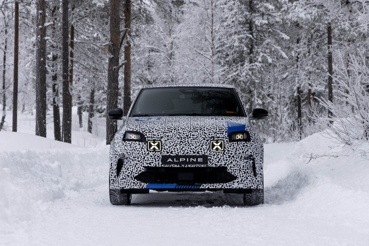 Alpine A290: debutto nei test artici per la City Car elettrica sportiva