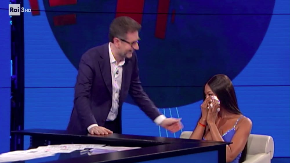 Che Tempo Che Fa: Naomi Campbell ospite. Quella volta che pianse in studio da Fabio Fazio… Che Tempo Che Fa: Naomi Campbell ospite. Quella volta che pianse in studio da Fabio Fazio…