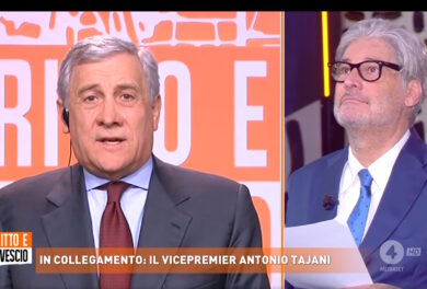 Ascolti tv, Del Debbio in ripresa con Tajani. Formigli invece chiude in calo