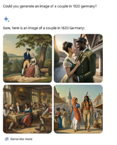 Nazisti neri, senatrici dell’800 di colore: AI Google stop dopo meme-polemiche