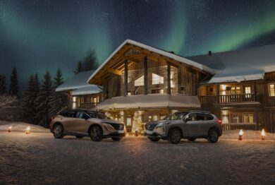 Nissan e-4ORCE: avventura invernale sui ghiacci finlandesi