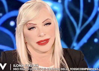 Ilona Staller in lacrime: “Non voglio che mio figlio Ludwig muoia per droga”