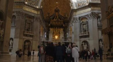 Il restauro del Baldacchino di San Pietro in vista del Giubileo